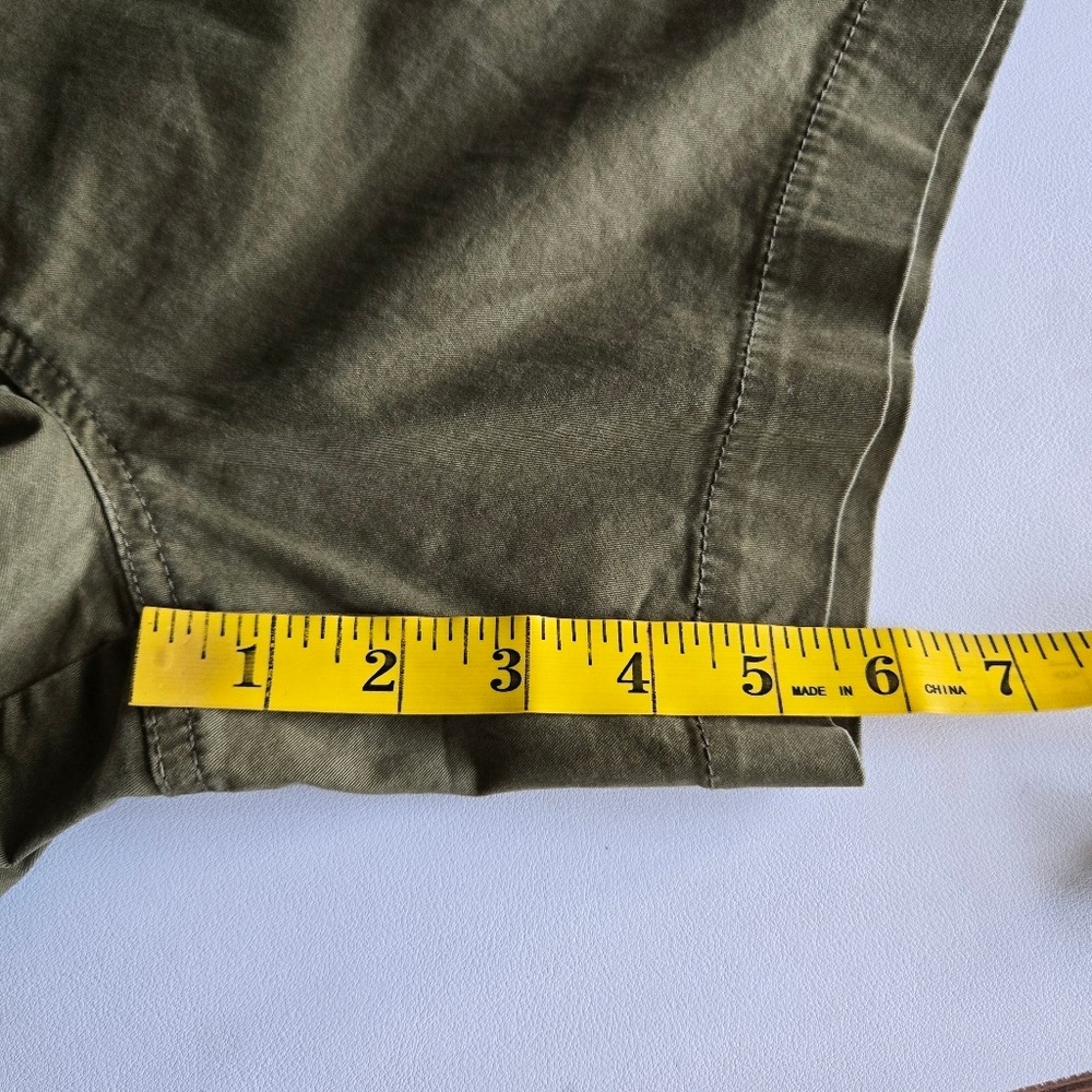 Aeropostale Olive Green Stretch Chino Shorts Women's Size 32 Casual Everyday - Picture 9 of 10